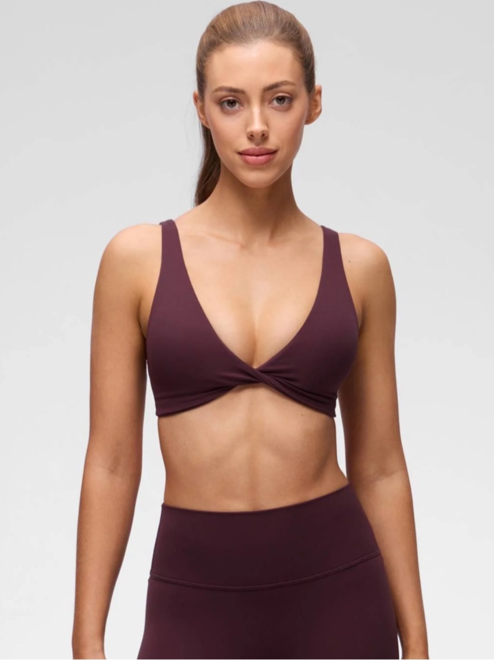 CRZ Yoga Butterluxe Twist V Neck U
Back Sports Bra - XL